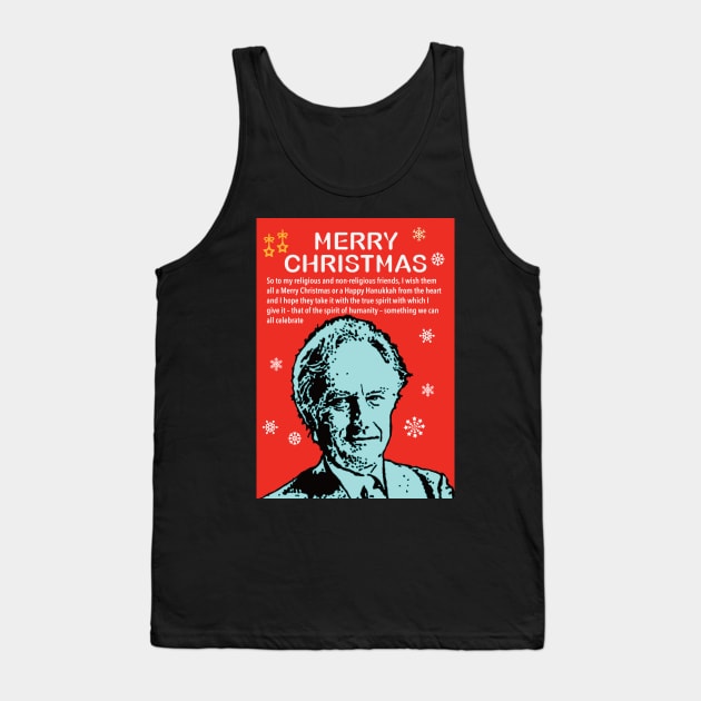 Richard Dawkins Atheist Christmas Tank Top by DJVYEATES